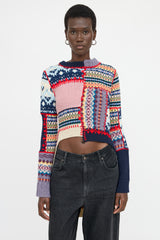 McQueen Wool Patterned Sweater
