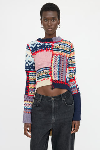 McQueen Wool Patterned Sweater