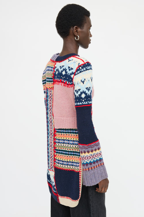 McQueen Wool Patterned Sweater