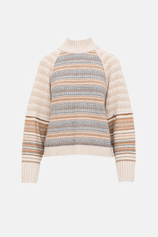 Wool Fair Isle Knit Sweater
