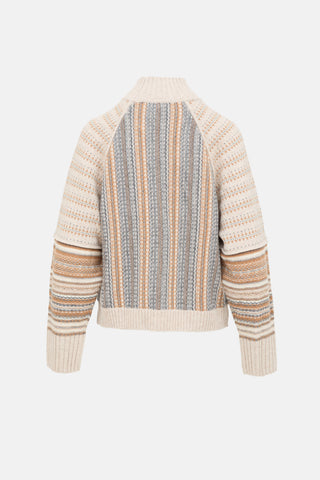 Wool Fair Isle Knit Sweater