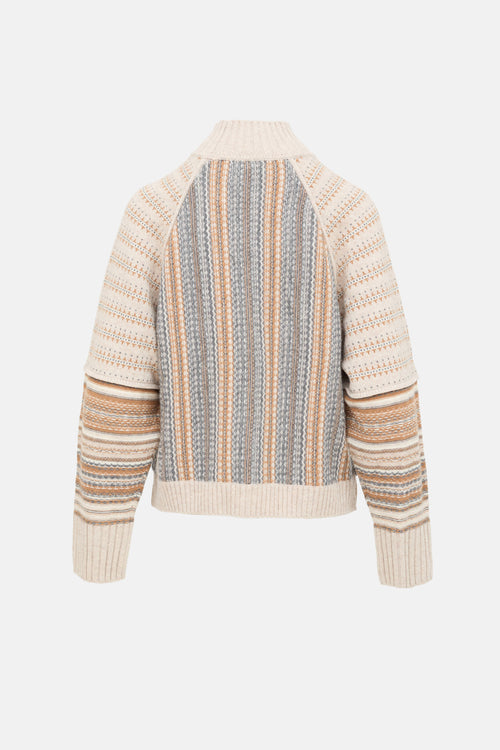 Wool Fair Isle Knit Sweater