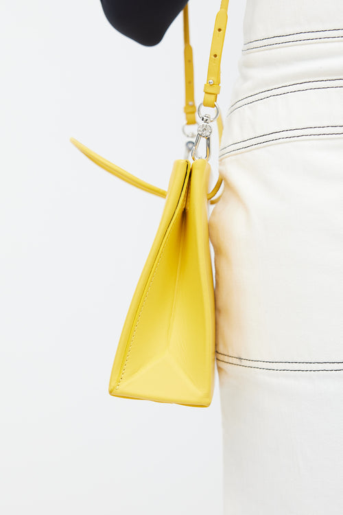 Medea Yellow & Silver Leather Cydonia Bag