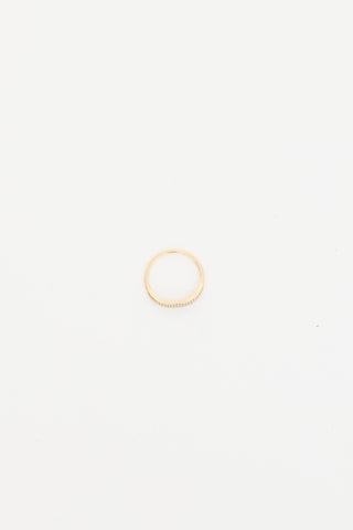 Mejuri 14k Gold Slim Signet Ring