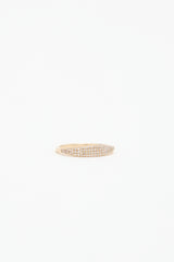 Mejuri 14k Gold Slim Signet Ring