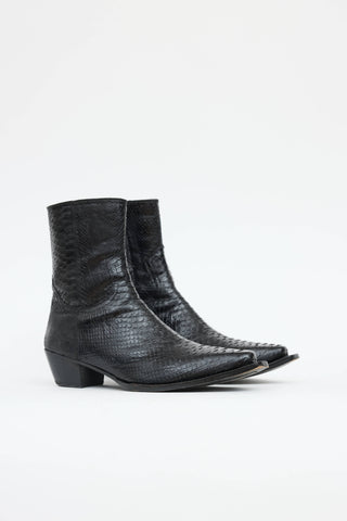 VSP Archive Exotic Leather Western Boot