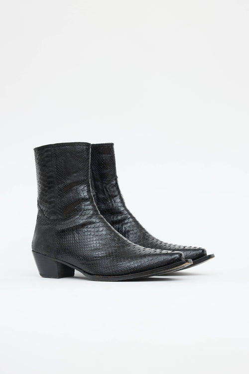 VSP Archive Exotic Leather Western Boot