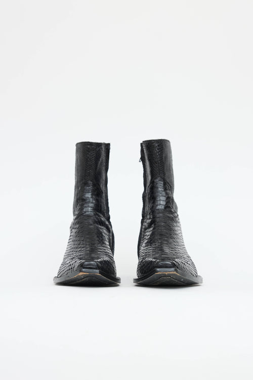 VSP Archive Exotic Leather Western Boot