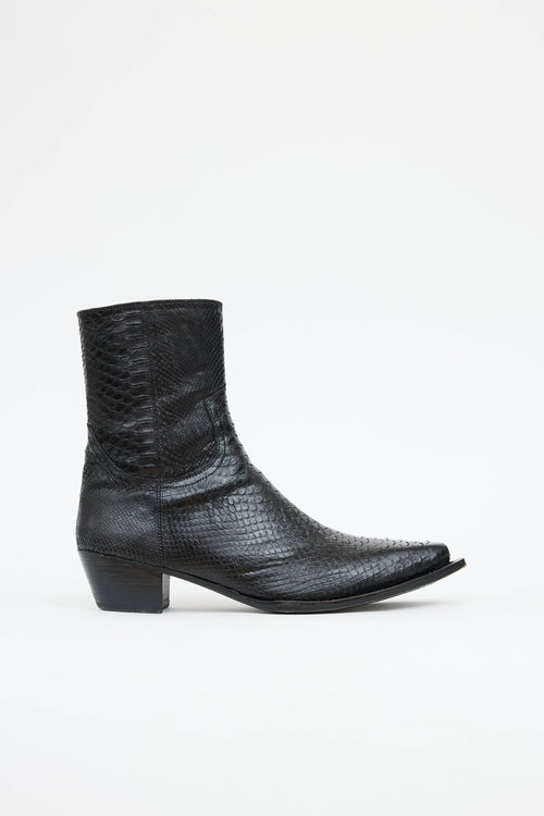 VSP Archive Exotic Leather Western Boot