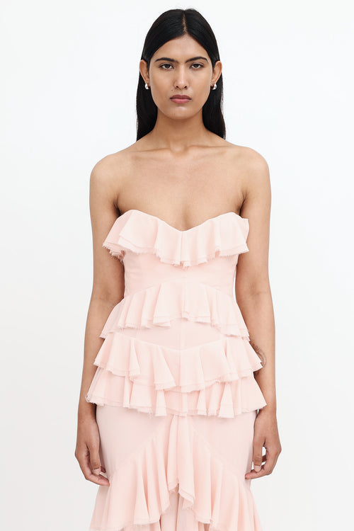 Michael Costello X Revolve Bustier Maxi Dress