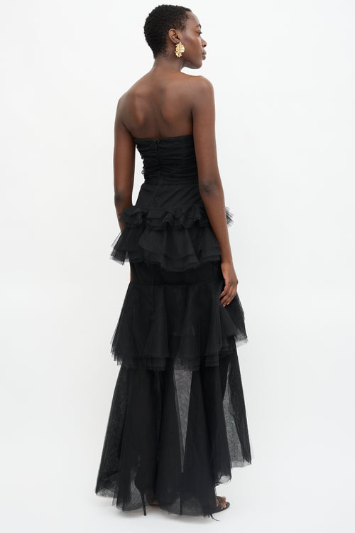 Michael Costello X Revolve Tulle Tiered Dress