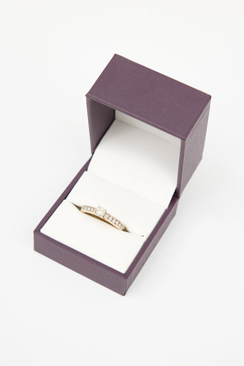 Fine Jewelry 14K Gold & Diamond Stone Ring