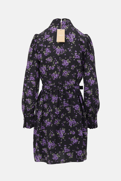 Michael Kors Collection Silk Floral Dress