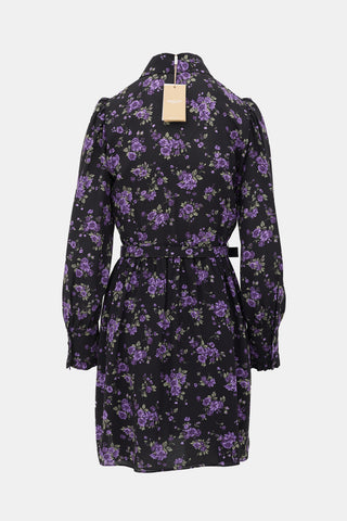 Michael Kors Collection Silk Floral Dress