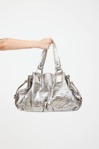 Michael Kors Exotic Leather Shoulder Bag