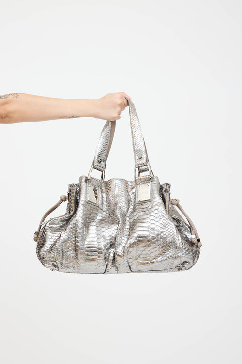 Michael Kors Exotic Leather Shoulder Bag