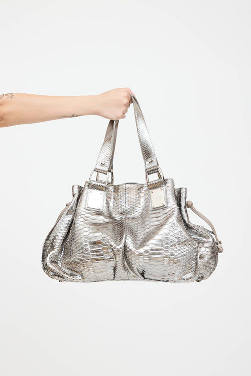 Michael Kors Exotic Leather Shoulder Bag