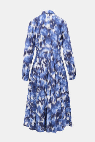 Michael Kors Collection Poplin Printed Dress