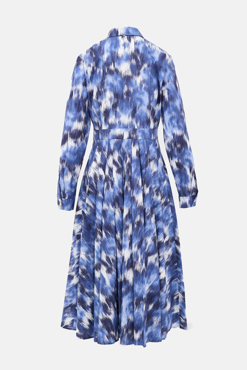 Michael Kors Collection Poplin Printed Dress