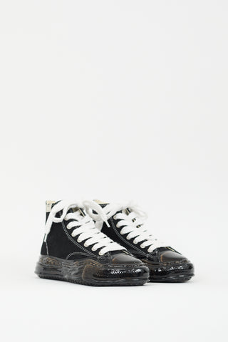 Maison Mihara Yasuhiro Canvas Sole Dip High Top Sneaker