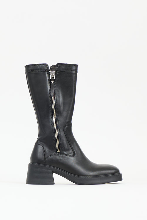 Miista Leather Anke Boot