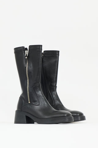 Miista Leather Anke Boot