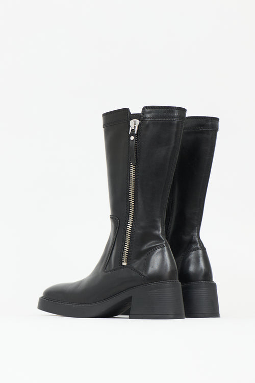 Miista Leather Anke Boot