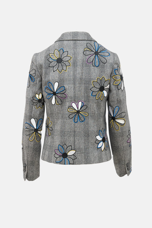 Mira Mikati Wool Embroidered Blazer
