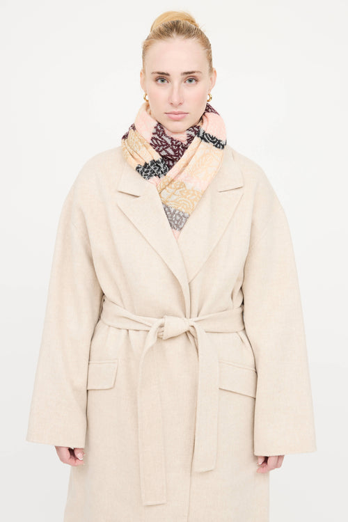 Missoni Mohair and Silk Knit Scarf