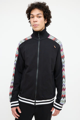 Missoni Black & Multi Chevron Sweatshirt