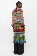 Missoni Black & Multicolour Sparkly Patterned Long Cardigan