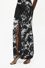 Missoni Black & Silver Metallic Cut Out Maxi Dress