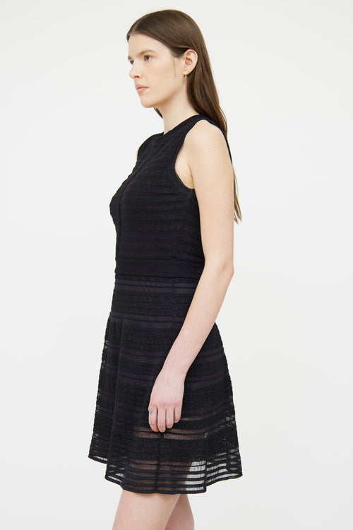 Missoni Black Ribknit Sleeveless Dress