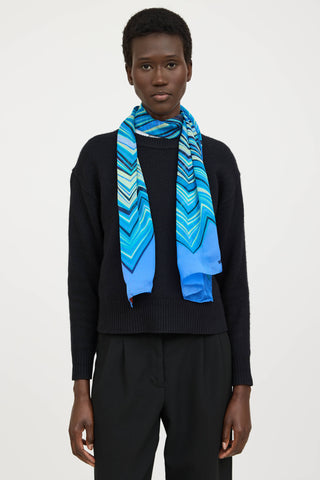 MissoniZig Zag Silk Scarf