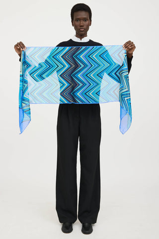MissoniZig Zag Silk Scarf