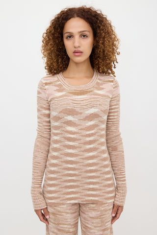 Missoni Cashmere Ribbed & Mesh Set