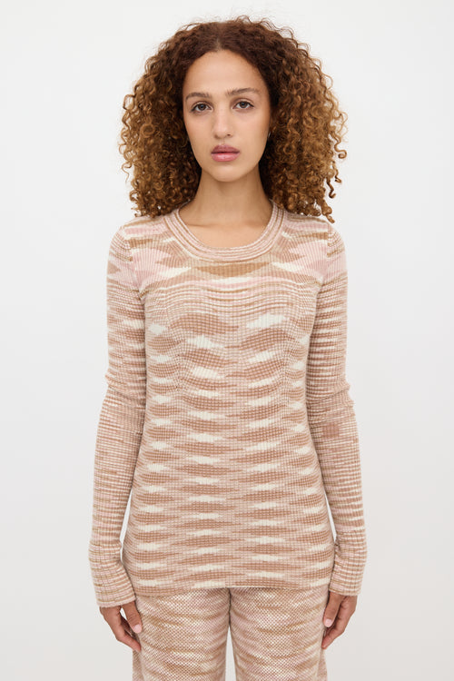 Missoni Cashmere Ribbed & Mesh Set