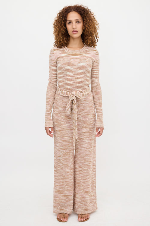 Missoni Cashmere Ribbed & Mesh Set