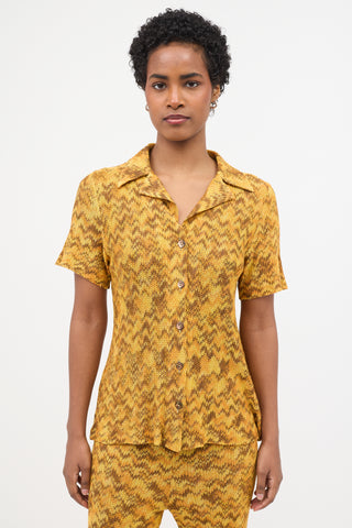 Missoni Chevron Knit Shirt