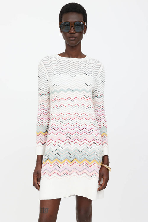 Knit Zig Zag Dress