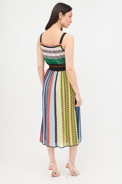 Missoni Crochet Stripe Dress