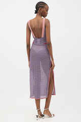 Missoni Dot Chevron Double Slit Dress