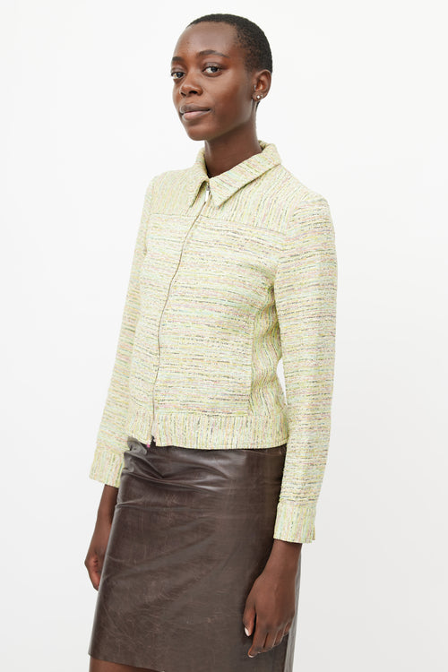 Missoni Green & Multicolour Knit Jacket