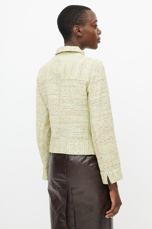 Missoni Green & Multicolour Knit Jacket