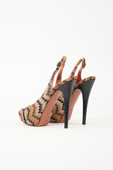 Missoni Chevron Knit Heel