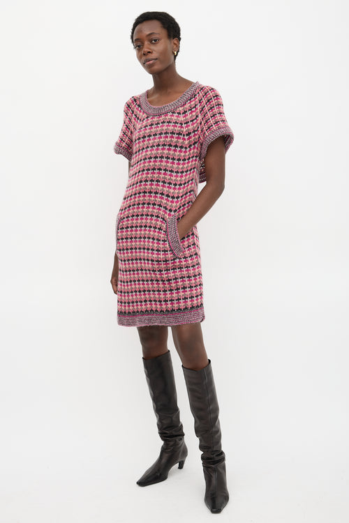 Missoni Knit Cape Dress