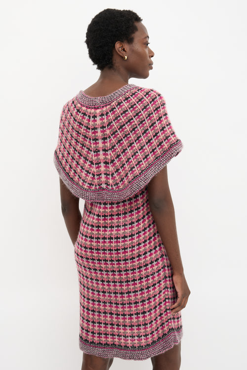 Missoni Knit Cape Dress