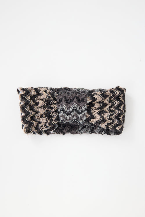 Missoni Knit Chevron Headband