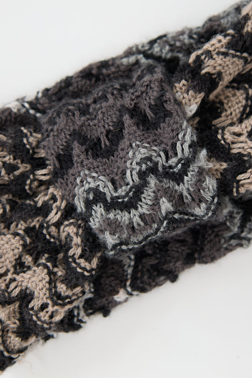 Missoni Knit Chevron Headband