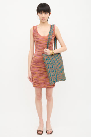 Missoni Knit Chevron Tote Bag